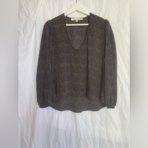 Lovers + Friends Polka Dot Blouse Top Size XS - Picture 3 of 10
